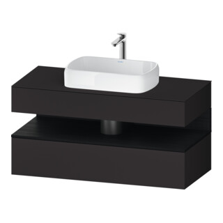 Duravit Waschtischunterschrank Qatego 120x55x60cm, E sw/gra m, Pl, 1 Kast