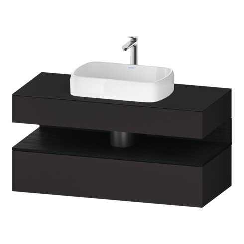 Duravit Waschtischunterschrank Qatego 120x55x60cm, E sw/gra m, Pl, Nischenb