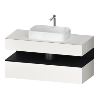 Duravit Waschtischunterschrank Qatego 120x55x60cm, E sw/we m, Pl, Nischenb