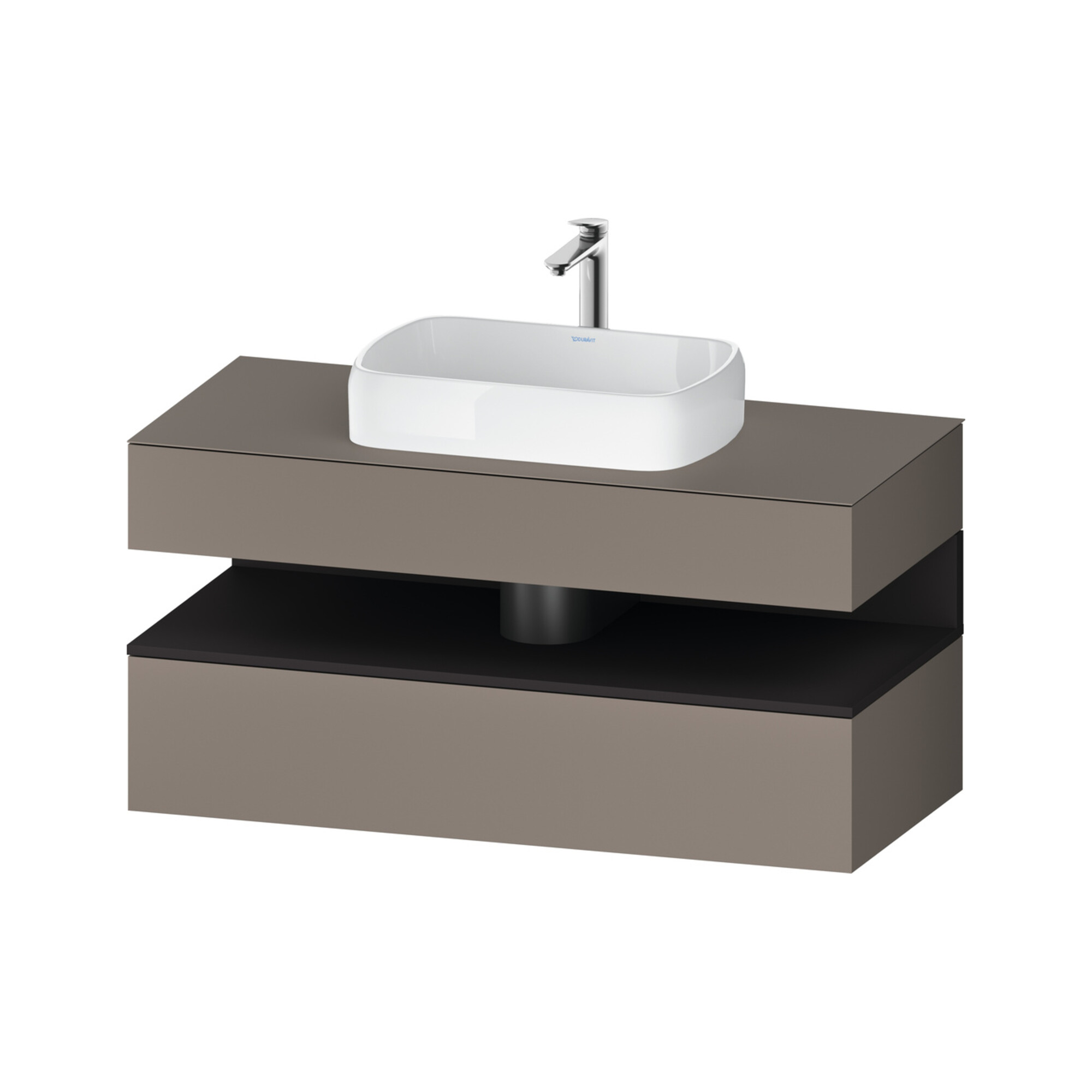 Duravit Waschtischunterschrank Qatego 120x55x60cm, gra m/ba m, Pl, 1 Kast