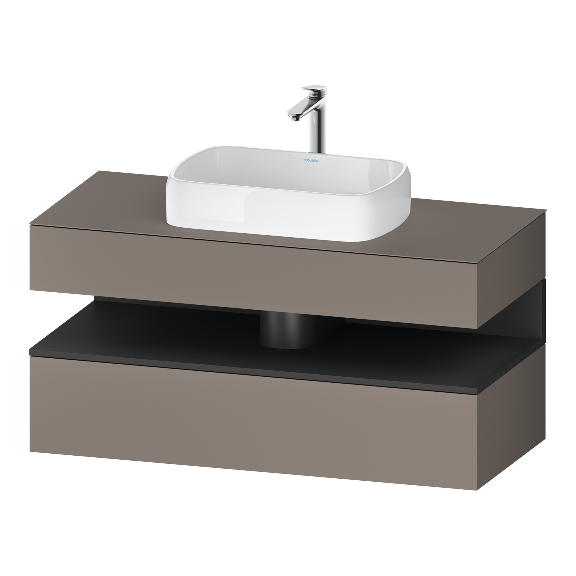 Duravit Waschtischunterschrank Qatego 120x55x60cm, gra m/ba m, Pl, Nischenb