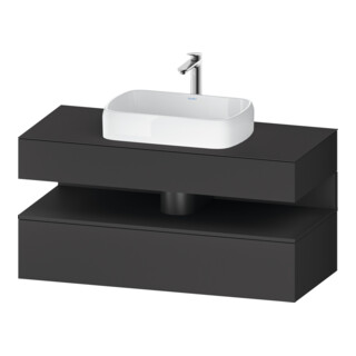 Duravit Waschtischunterschrank Qatego 120x55x60cm, gra m, Pl, 1 Schubkast.