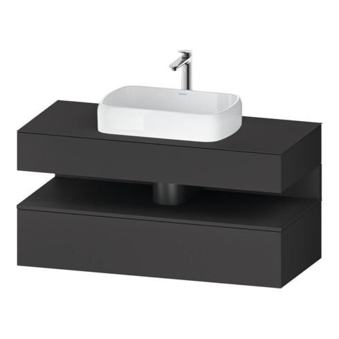 Duravit Waschtischunterschrank Qatego 120x55x60cm, gra m, Pl, Nischenb
