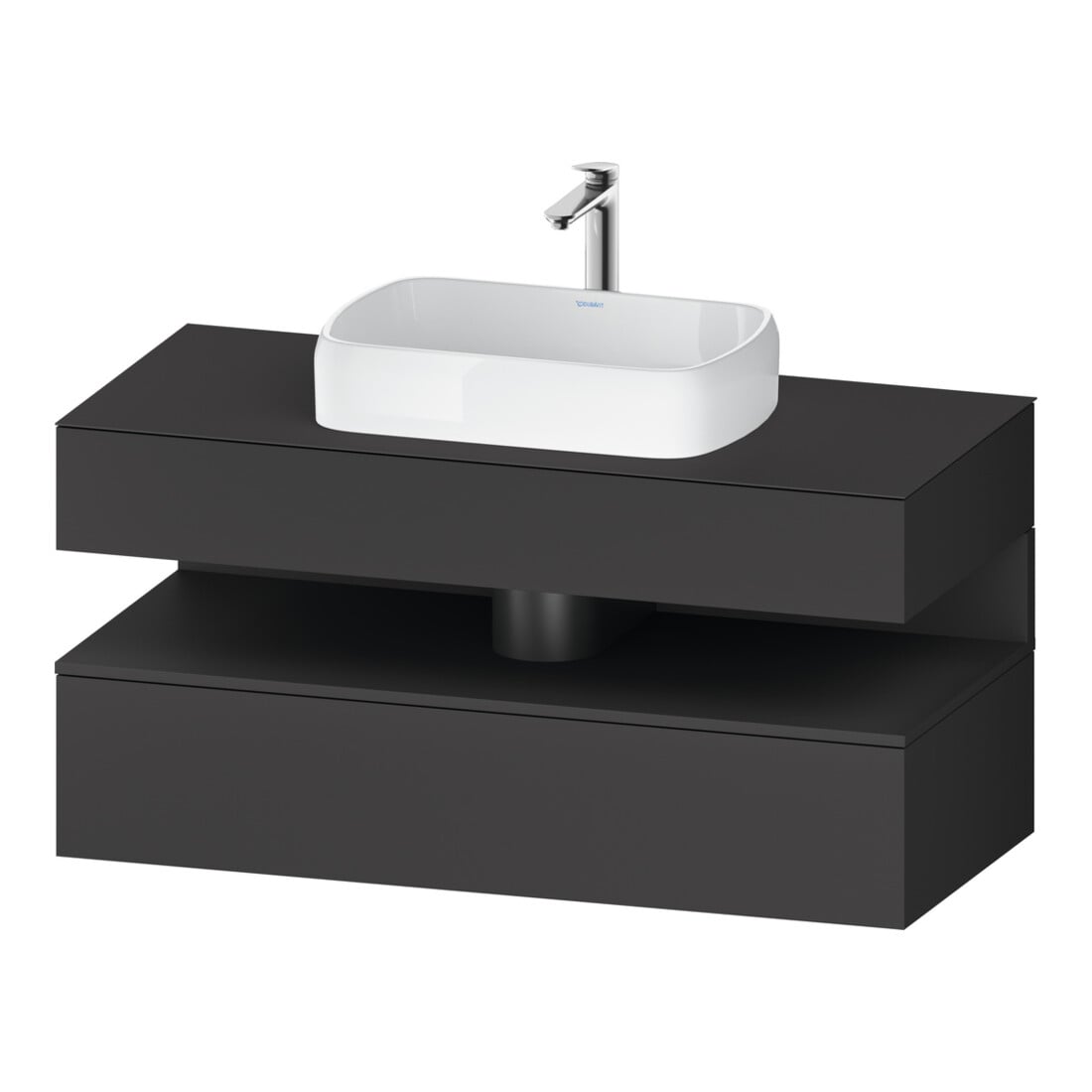 Duravit Waschtischunterschrank Qatego 120x55x60cm, gra m, Pl, Nischenb
