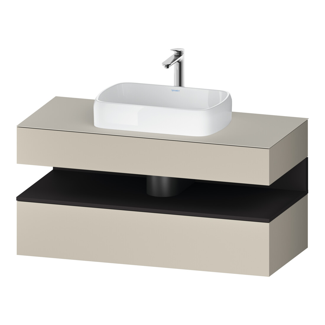 Duravit Waschtischunterschrank Qatego 120x55x60cm, gra m/ta m, Pl, Nischenb
