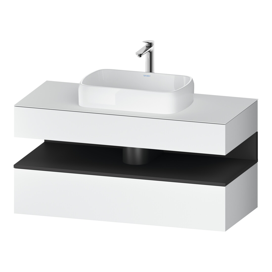 Duravit Waschtischunterschrank Qatego 120x55x60cm, gra m/we m, Pl, 1 Kast