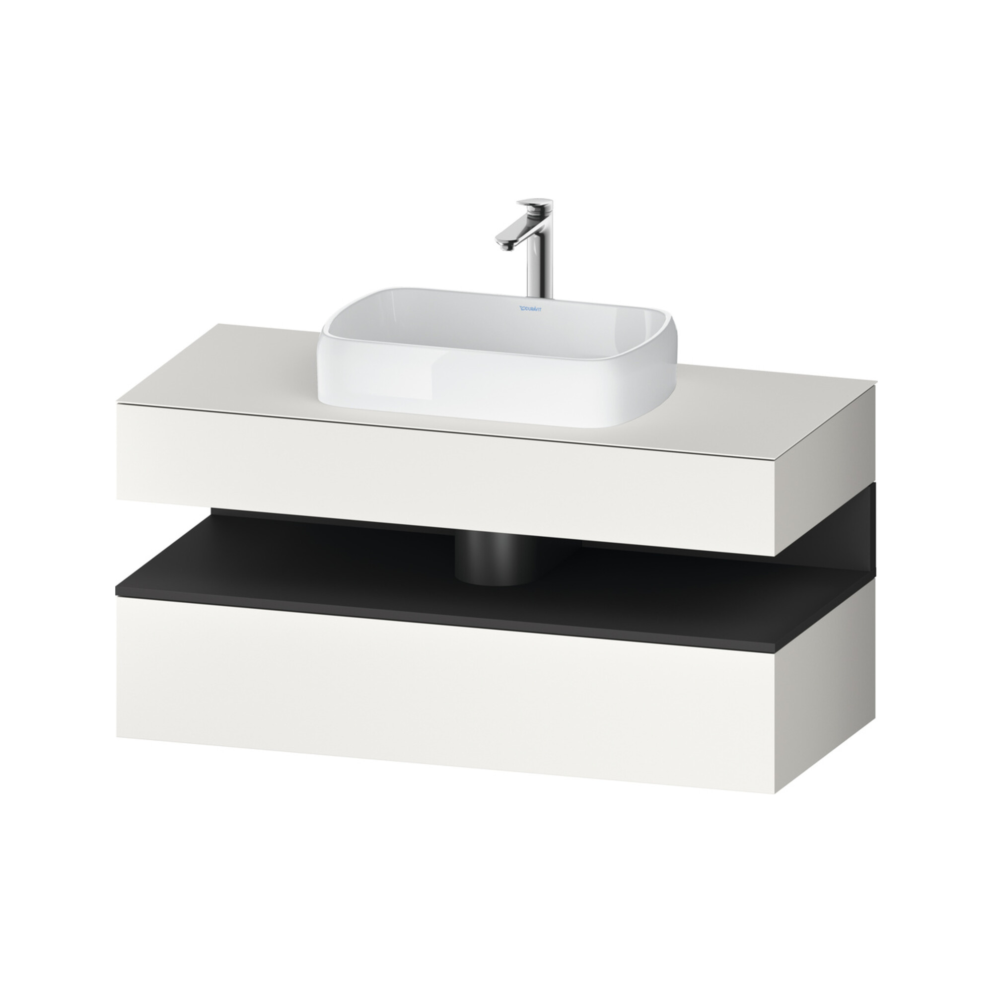 Duravit Waschtischunterschrank Qatego 120x55x60cm, gra m/we m, Pl, Nischenb
