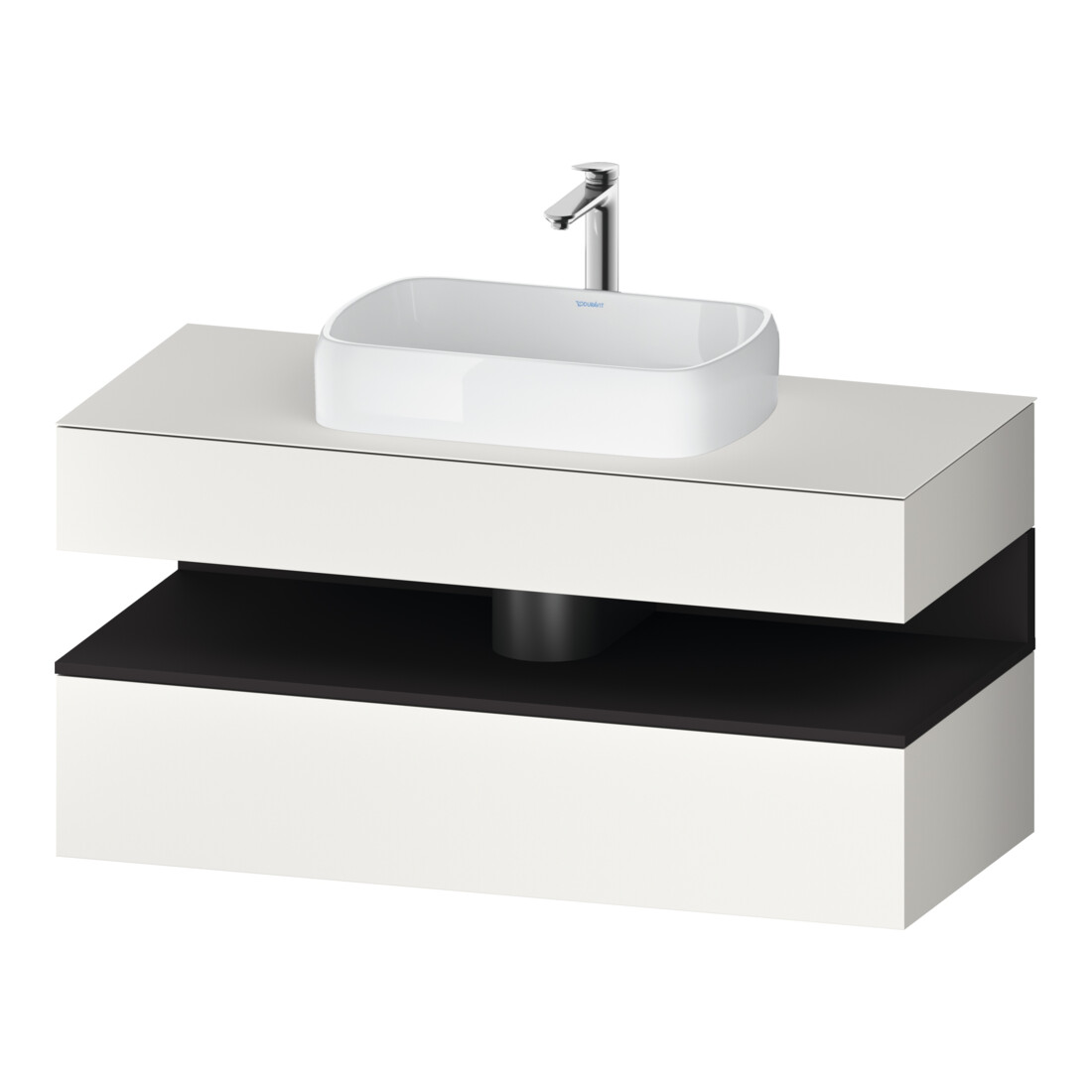 Duravit Waschtischunterschrank Qatego 120x55x60cm, gra m/we m, Pl, Nischenb