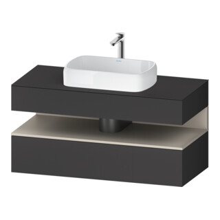 Duravit Waschtischunterschrank Qatego 120x55x60cm, T m/Gr m, Pl, 1 Schubkast.