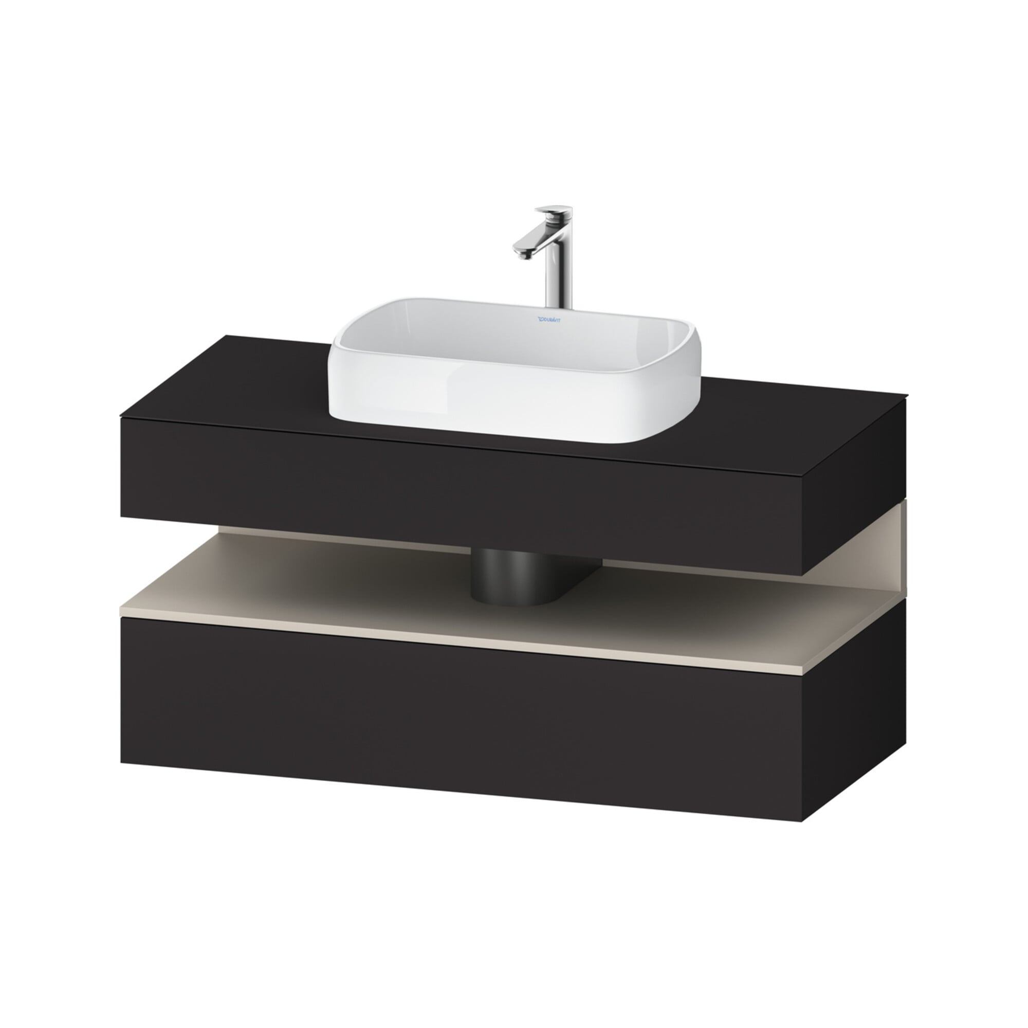Duravit Waschtischunterschrank Qatego 120x55x60cm, T m/Gr m, Pl, Nischenb