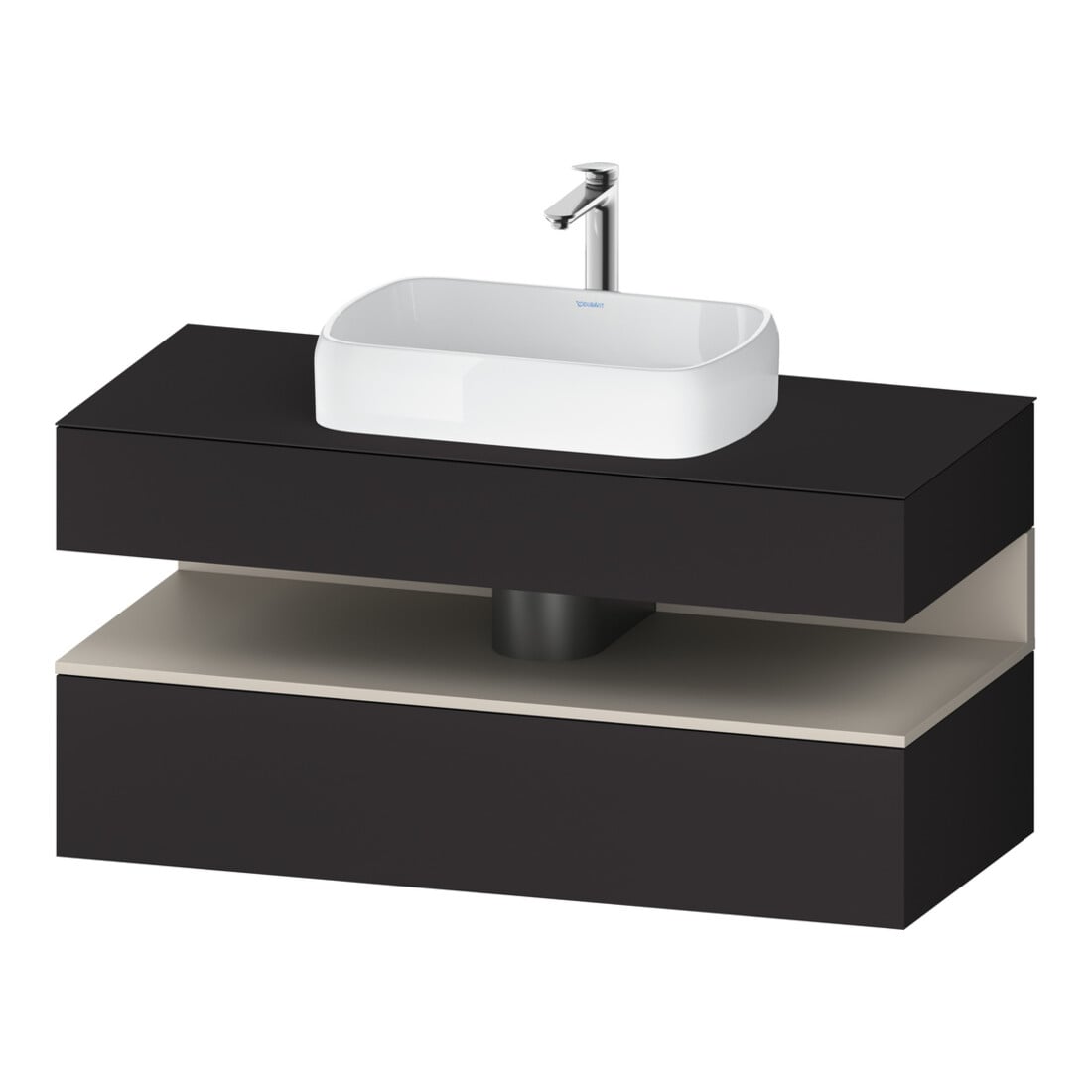 Duravit Waschtischunterschrank Qatego 120x55x60cm, T m/Gr m, Pl, Nischenb
