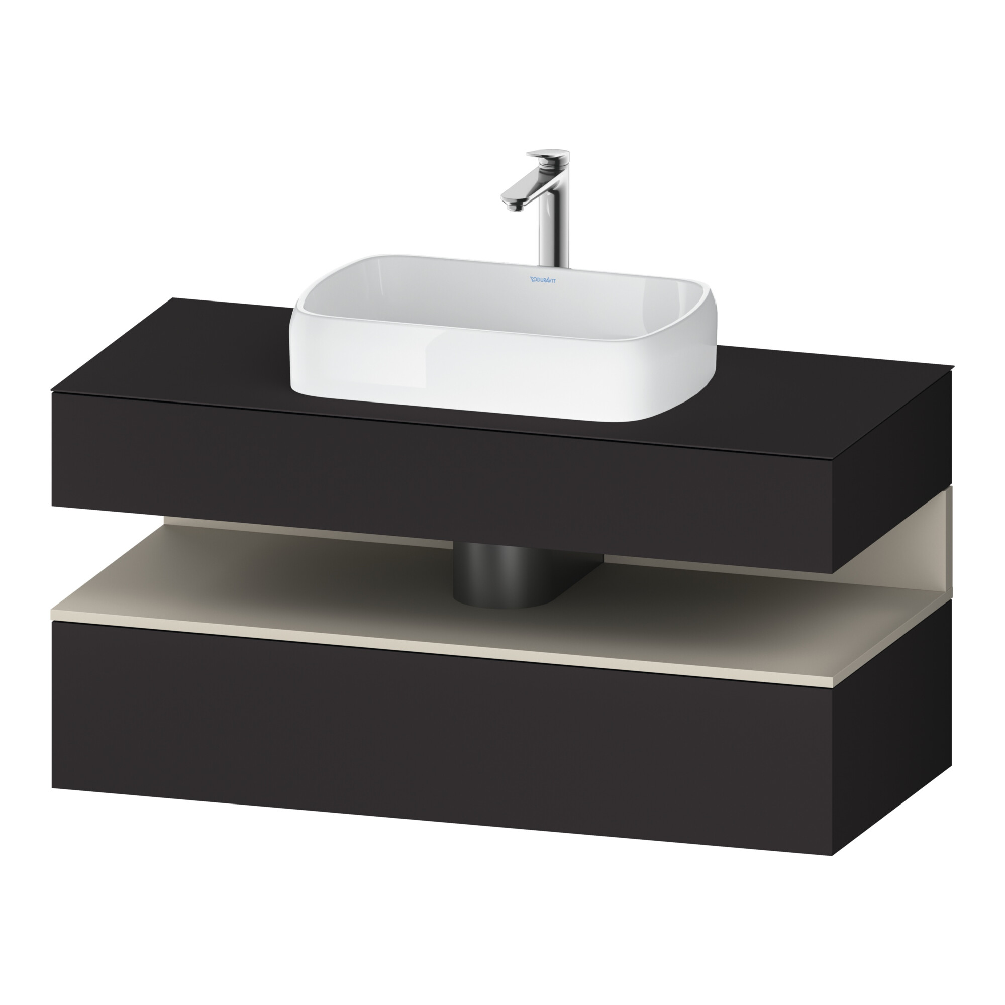 Duravit Waschtischunterschrank Qatego 120x55x60cm, T m/Gr m, Pl, Nischenb