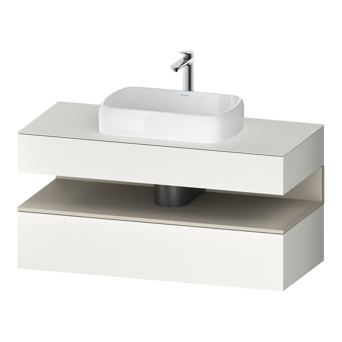Duravit Waschtischunterschrank Qatego 120x55x60cm, T m/we m, Pl, 1 Schubkast.