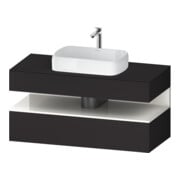 Duravit Waschtischunterschrank Qatego 120x55x60cm, w g/Gra m, Pl, 1 Schubkast.