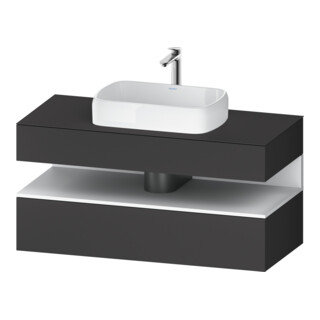 Duravit Waschtischunterschrank Qatego 120x55x60cm, w m/Gr m, Pl, 1 Schubkast.