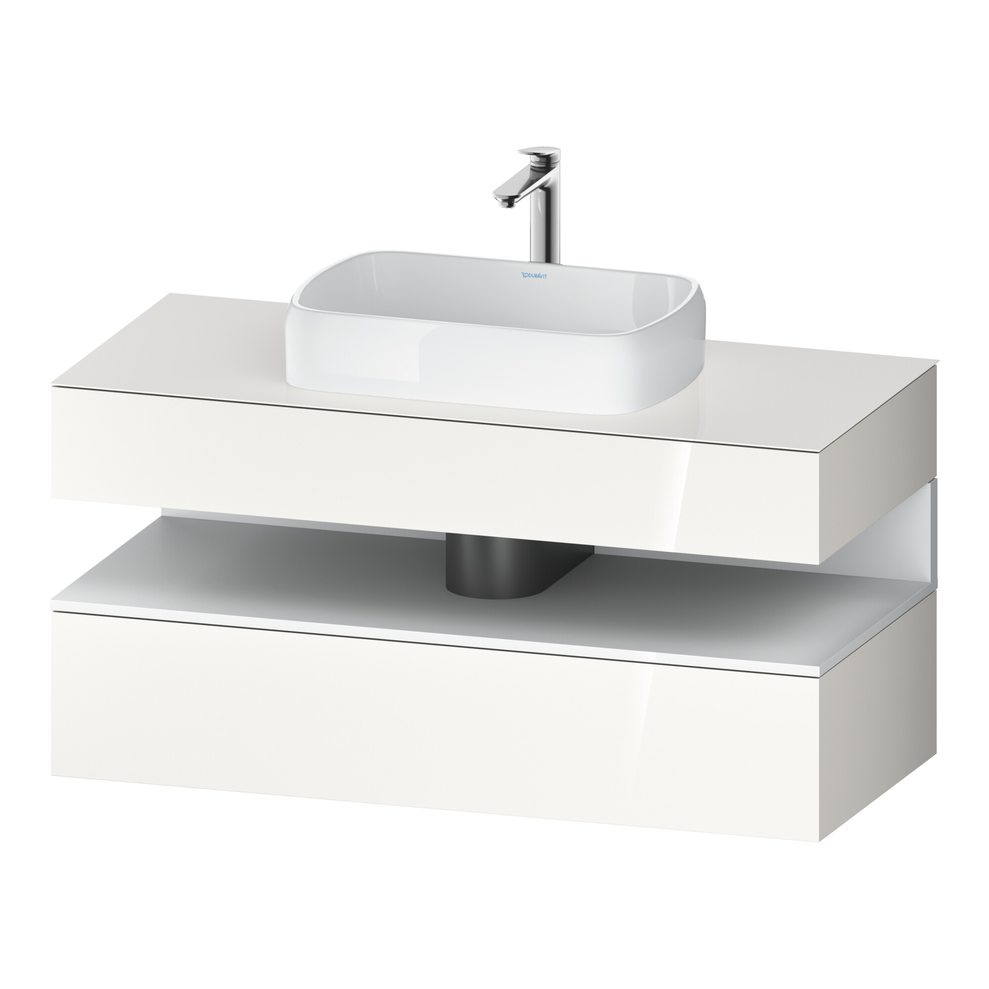 Duravit Waschtischunterschrank Qatego 120x55x60cm, w m/we g, Pl, Nischenb