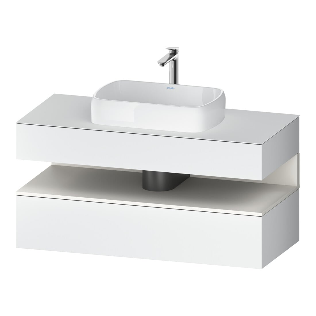 Duravit Waschtischunterschrank Qatego 120x55x60cm, w m/we m, Pl, 1 Schubkast.