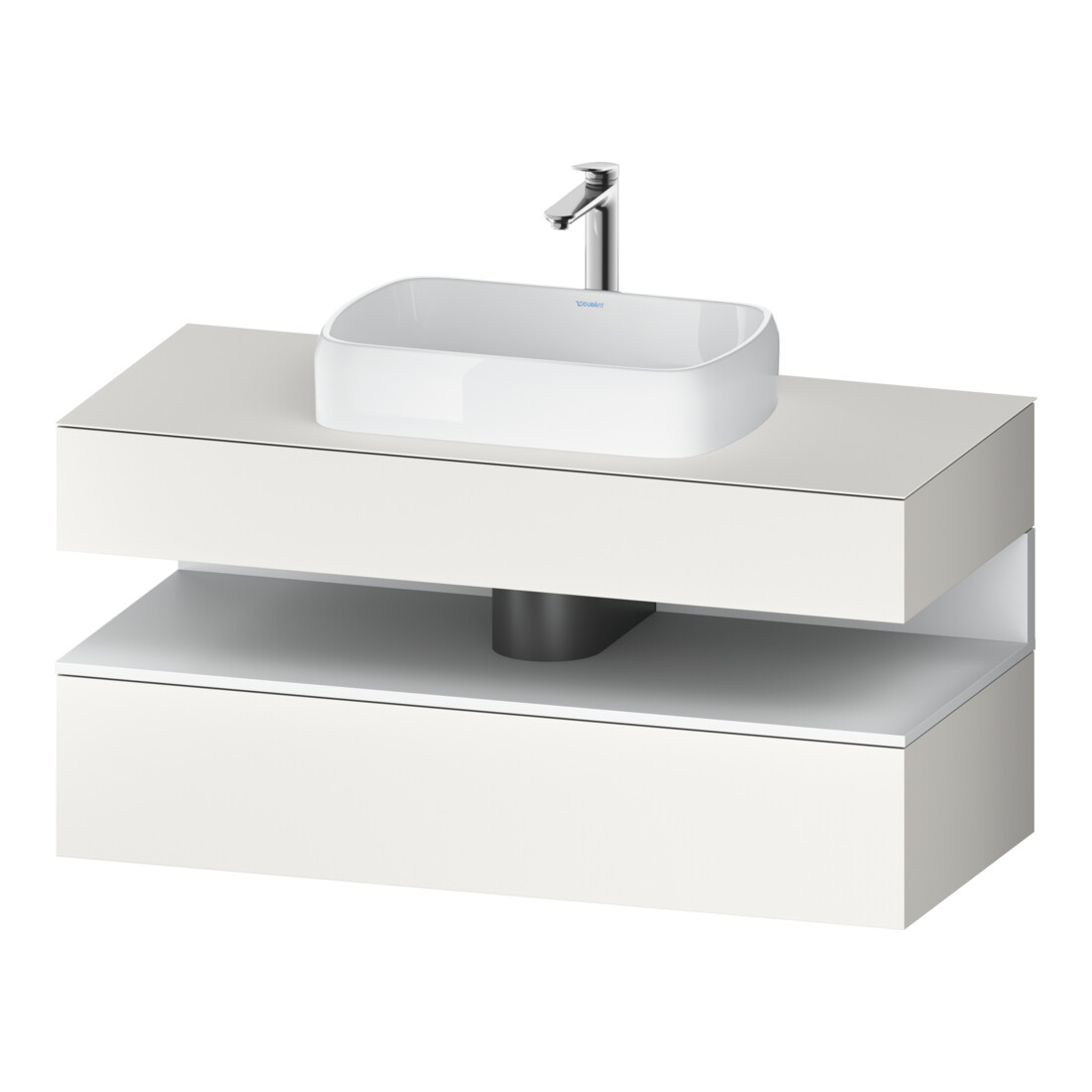 Duravit Waschtischunterschrank Qatego 120x55x60cm, w m/we m, Pl, Nischenb