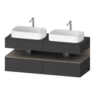 Duravit Waschtischunterschrank Qatego 140x55x60cm, ba m/Gr m, Pl, B bs, B