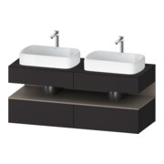 Duravit Waschtischunterschrank Qatego 140x55x60cm, ba m/Gr m, Pl, B bs, B