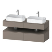 Duravit Waschtischunterschrank Qatego 140x55x60cm, ba m, Pl, B bs, Nischenb