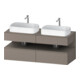 Duravit Waschtischunterschrank Qatego 140x55x60cm, ba m, Pl, Beck. beids.-1