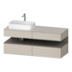 Duravit Waschtischunterschrank Qatego 140x55x60cm, ba m/ta m, Pl, B l, B-1