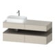 Duravit Waschtischunterschrank Qatego 140x55x60cm, ba m/ta m, Pl, B l, B-1