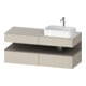 Duravit Waschtischunterschrank Qatego 140x55x60cm, ba m/ta m, Pl, B r, B-1