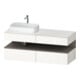 Duravit Waschtischunterschrank Qatego 140x55x60cm, ba m/we g, Pl, B l, B-1