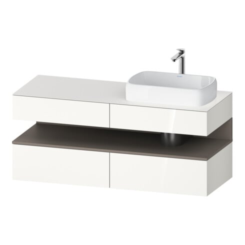 Duravit Waschtischunterschrank Qatego 140x55x60cm, ba m/we g, Pl, B r, B