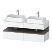 Duravit Waschtischunterschrank Qatego 140x55x60cm, ba m/we m, Pl, Beck. beids.
