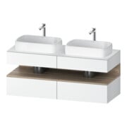Duravit Waschtischunterschrank Qatego 140x55x60cm, E Ma/w m, Pl, B bs, B