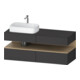 Duravit Waschtischunterschrank Qatego 140x55x60cm, E na/gra m, Pl, B l, B-1