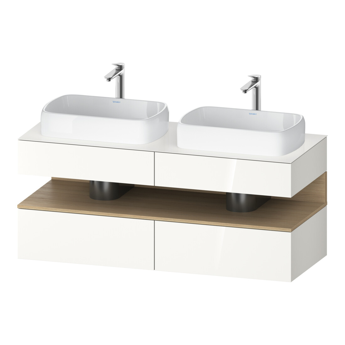 Duravit Waschtischunterschrank Qatego 140x55x60cm, E na/we g, Pl, B bs, B