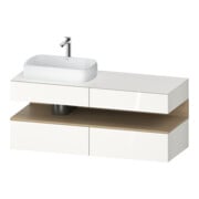 Duravit Waschtischunterschrank Qatego 140x55x60cm, E na/we g, Pl, Beck. li