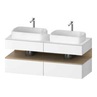 Duravit Waschtischunterschrank Qatego 140x55x60cm, E na/we m, Pl, B bs, B