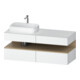 Duravit Waschtischunterschrank Qatego 140x55x60cm, E na/we m, Pl, B l, B-1