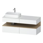 Duravit Waschtischunterschrank Qatego 140x55x60cm, E na/we m, Pl, B l, B