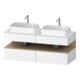 Duravit Waschtischunterschrank Qatego 140x55x60cm, E na/we m, Pl, Beck. beids.-1