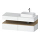 Duravit Waschtischunterschrank Qatego 140x55x60cm, E na/we m, Pl, Beck. re-1