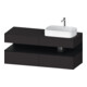 Duravit Waschtischunterschrank Qatego 140x55x60cm, E sw/gra m, Pl, B r, B-1