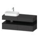 Duravit Waschtischunterschrank Qatego 140x55x60cm, E sw/gra m, Pl, Beck. li-1