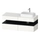 Duravit Waschtischunterschrank Qatego 140x55x60cm, E sw/we g, Pl, B r, B-1
