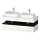 Duravit Waschtischunterschrank Qatego 140x55x60cm, E sw/we m, Pl, B bs, B-1