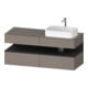 Duravit Waschtischunterschrank Qatego 140x55x60cm, gra m/ba m, Pl, B r, B-1