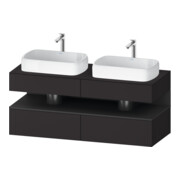 Duravit Waschtischunterschrank Qatego 140x55x60cm, gra m/Gr m, Pl, B beids.