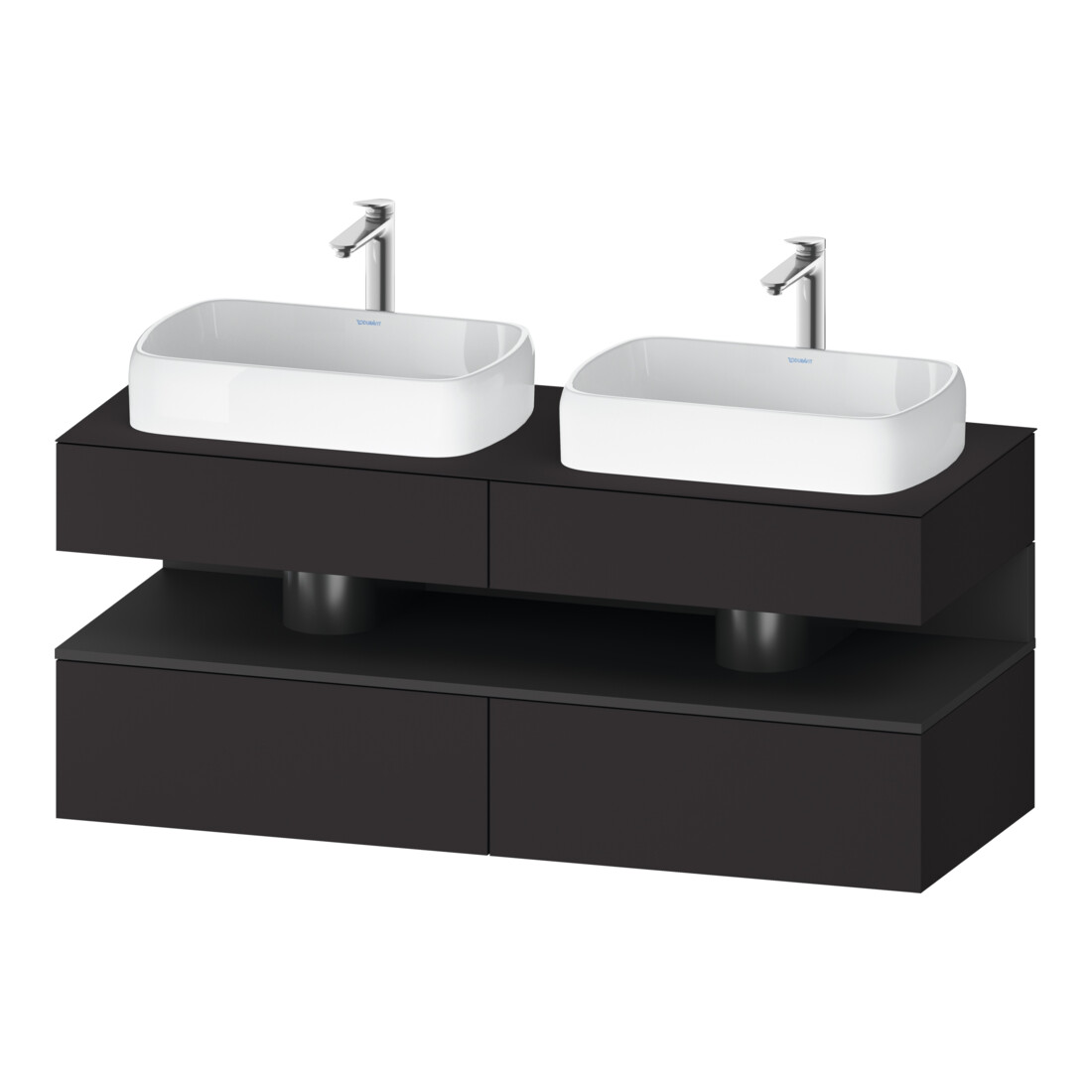 Duravit Waschtischunterschrank Qatego 140x55x60cm, gra m/Gr m, Pl, B beids.