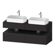 Duravit Waschtischunterschrank Qatego 140x55x60cm, gra m/Gr m, Pl, B bs, B
