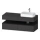 Duravit Waschtischunterschrank Qatego 140x55x60cm, gra m/Gr m, Pl, B r, B-1